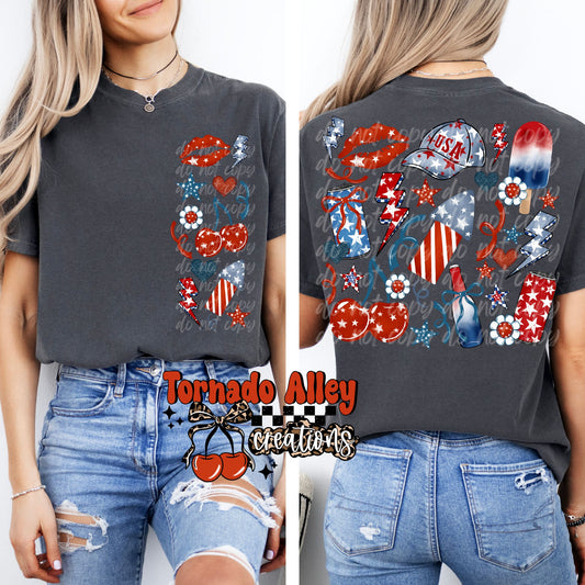 July Collage Tee