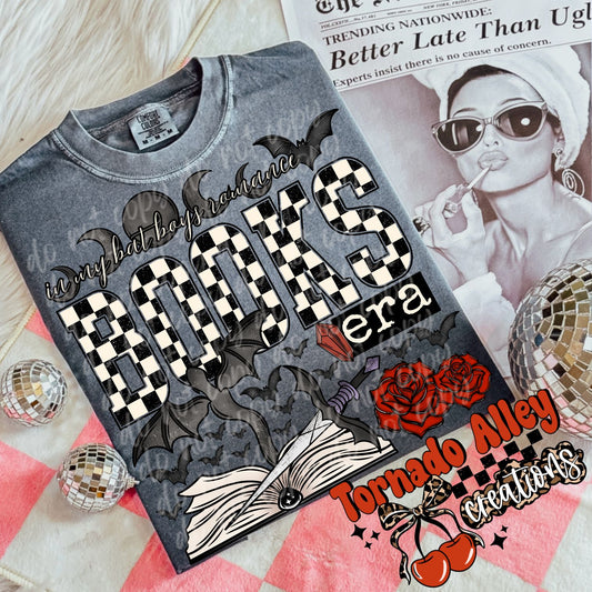 Bat Boys Romance Books Era Tee