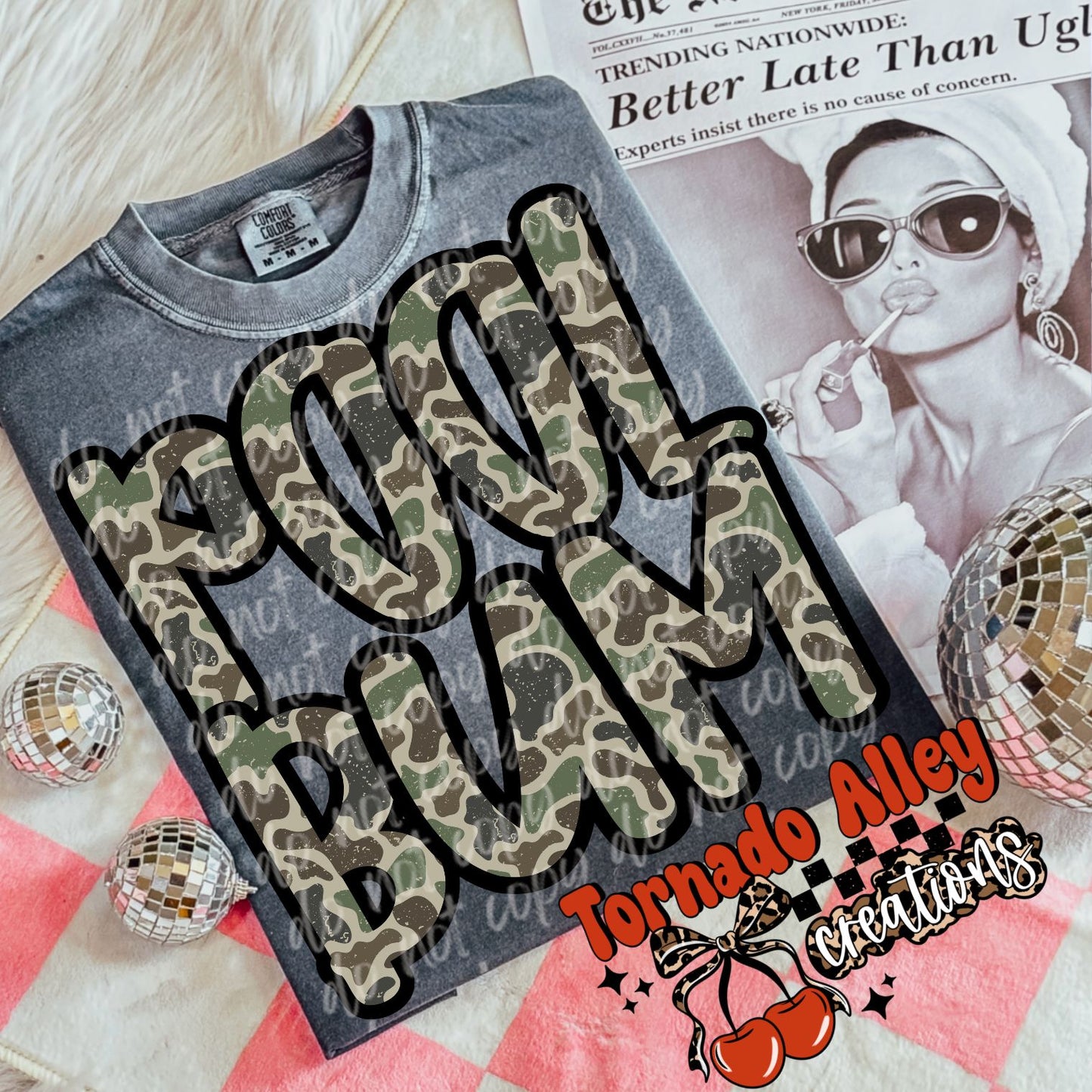 Pool Bum Camo Tee