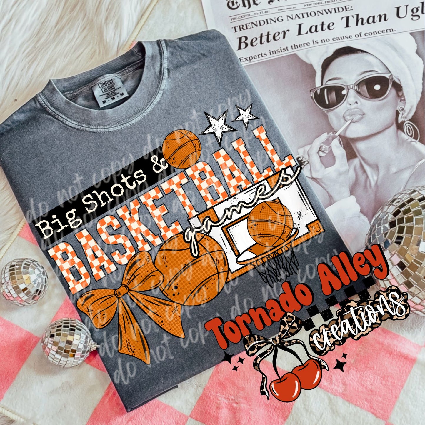 Big Shots Basketball Game Tee