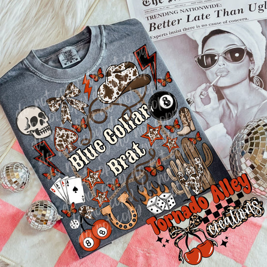 Blue Collar Brat Tee