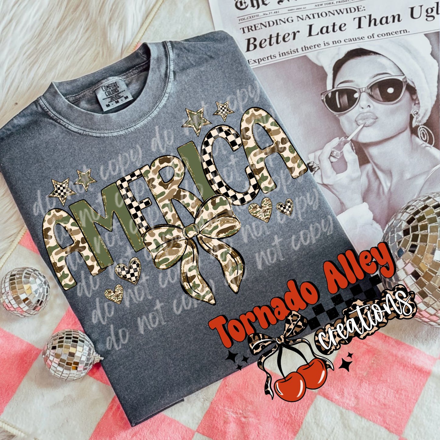 America Camo Tee