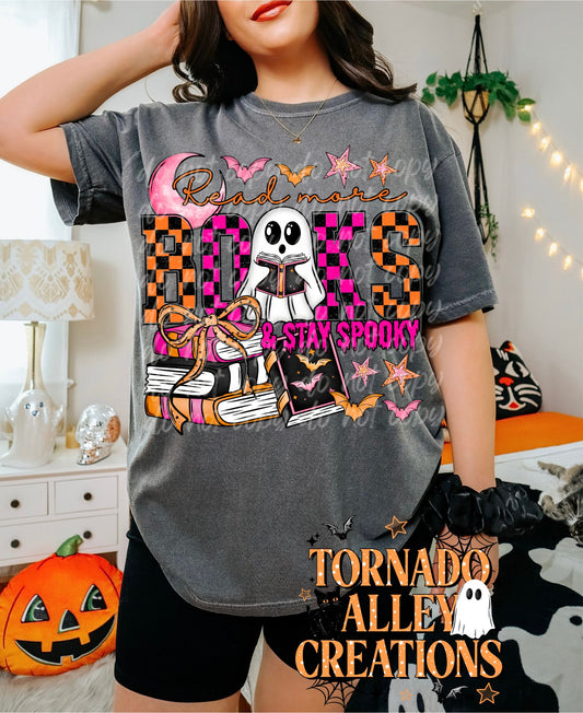 Read More Books and Stay Spooky Tee
