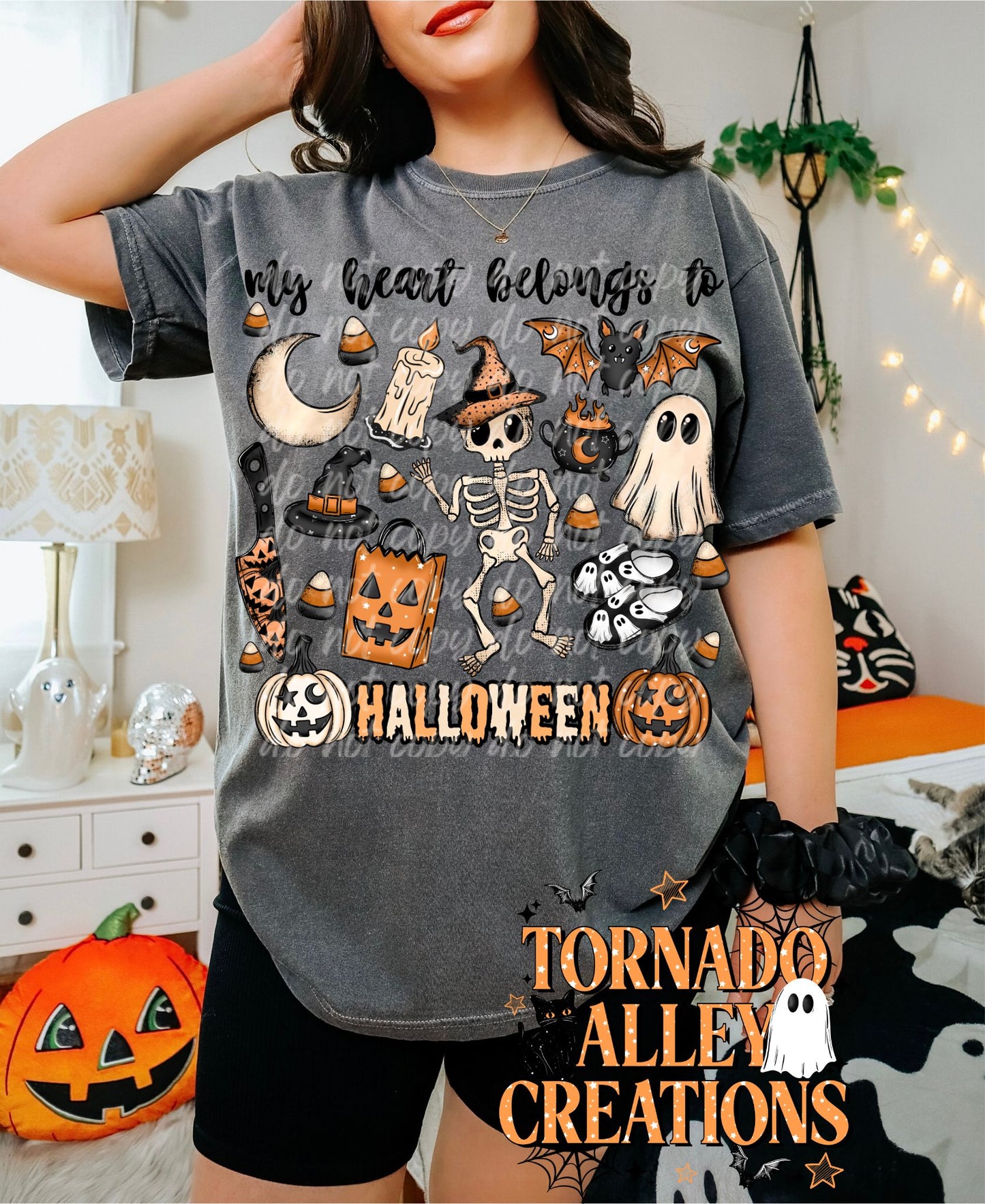 Heart Belongs to Halloween Tee