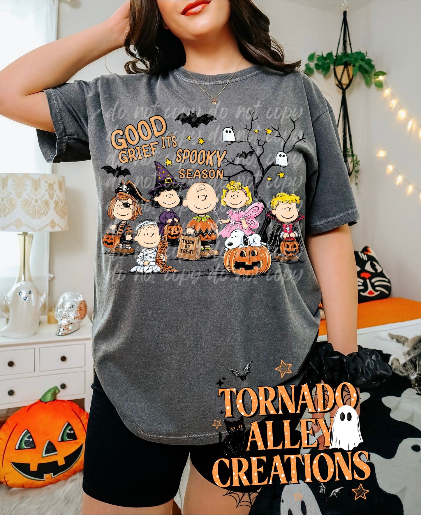 Good Grief It's Spooky Season Tee