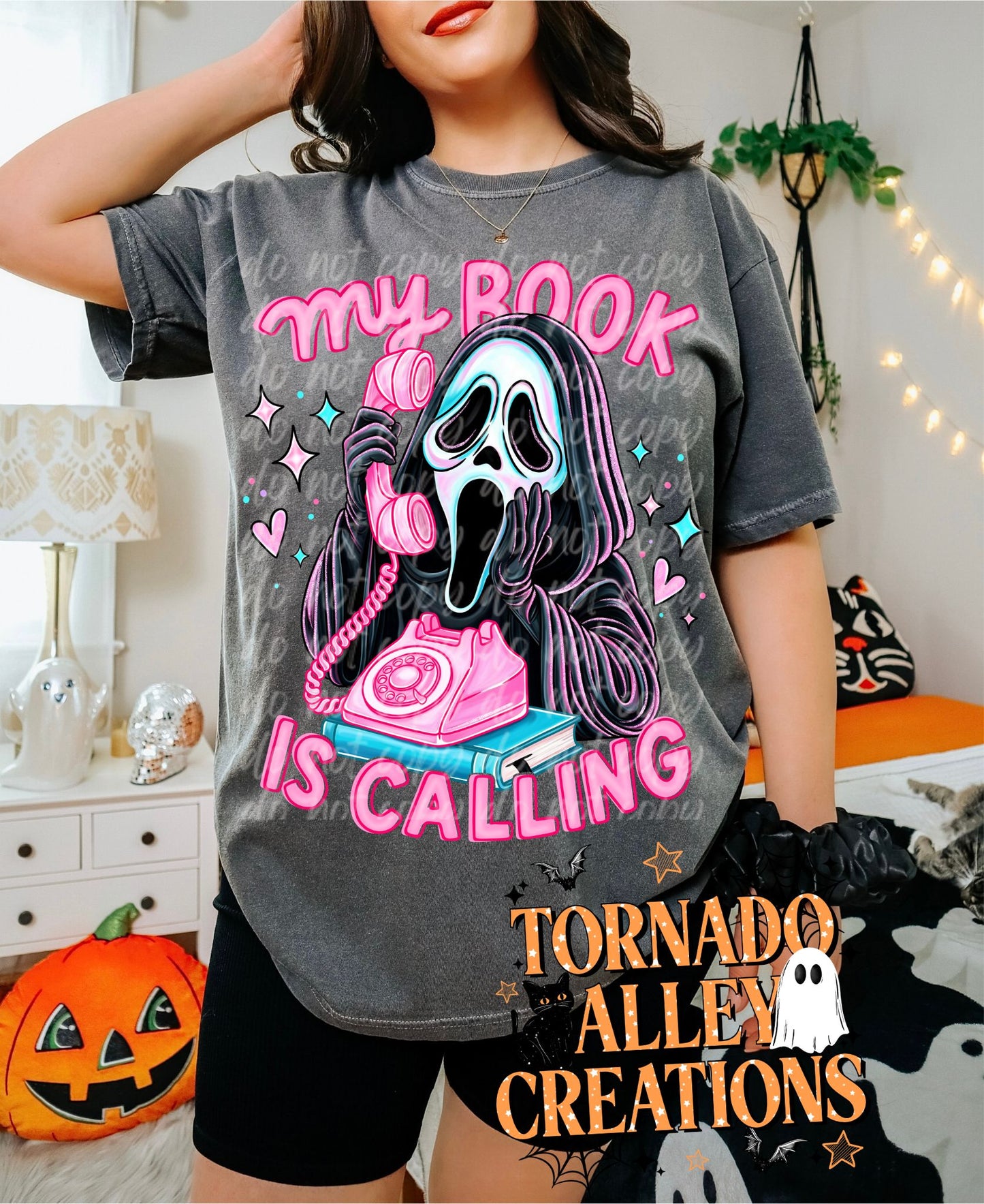 My Book Is Calling Tee