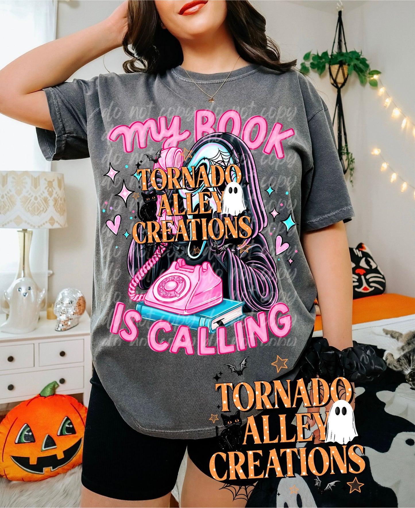 My Book Is Calling Tee