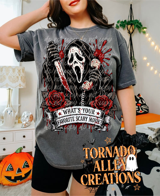 Spooky Movie Slasher Tee