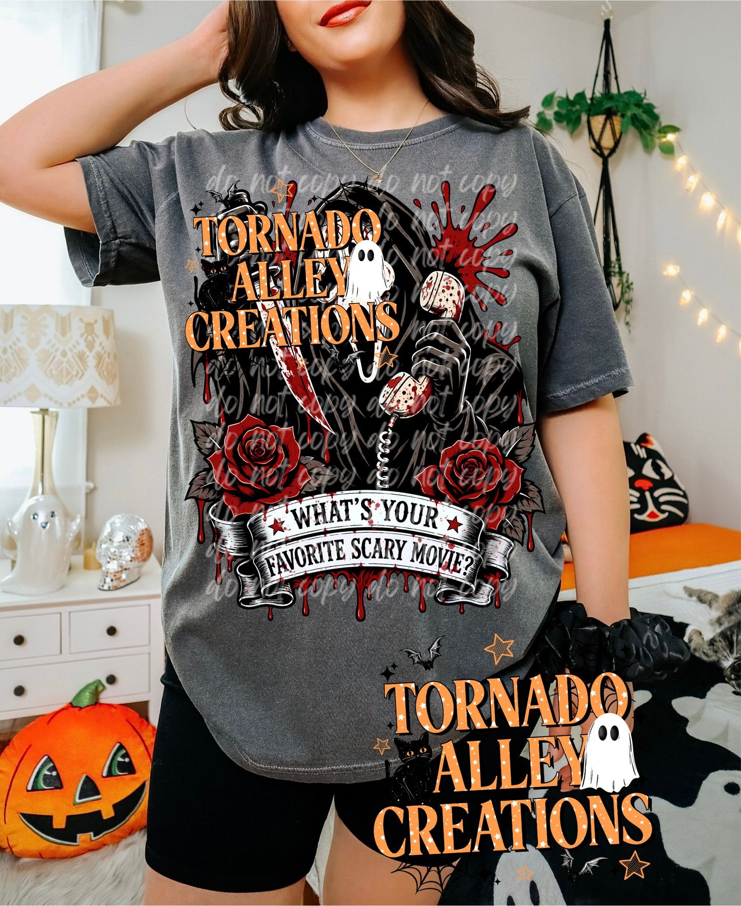 Spooky Movie Slasher Tee