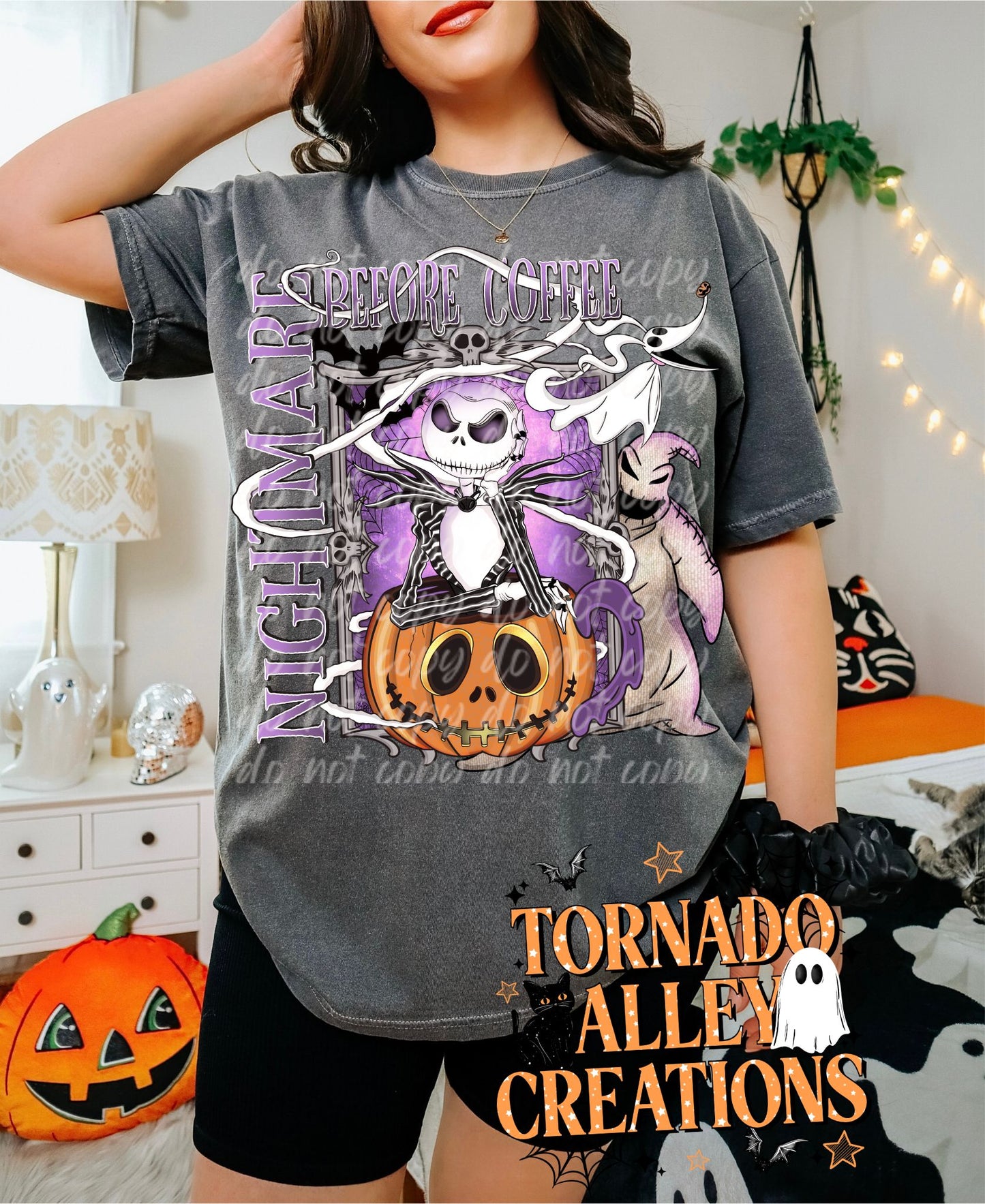 Nightmare Before Coffee Tee