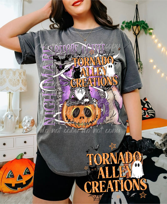 Nightmare Before Coffee Tee