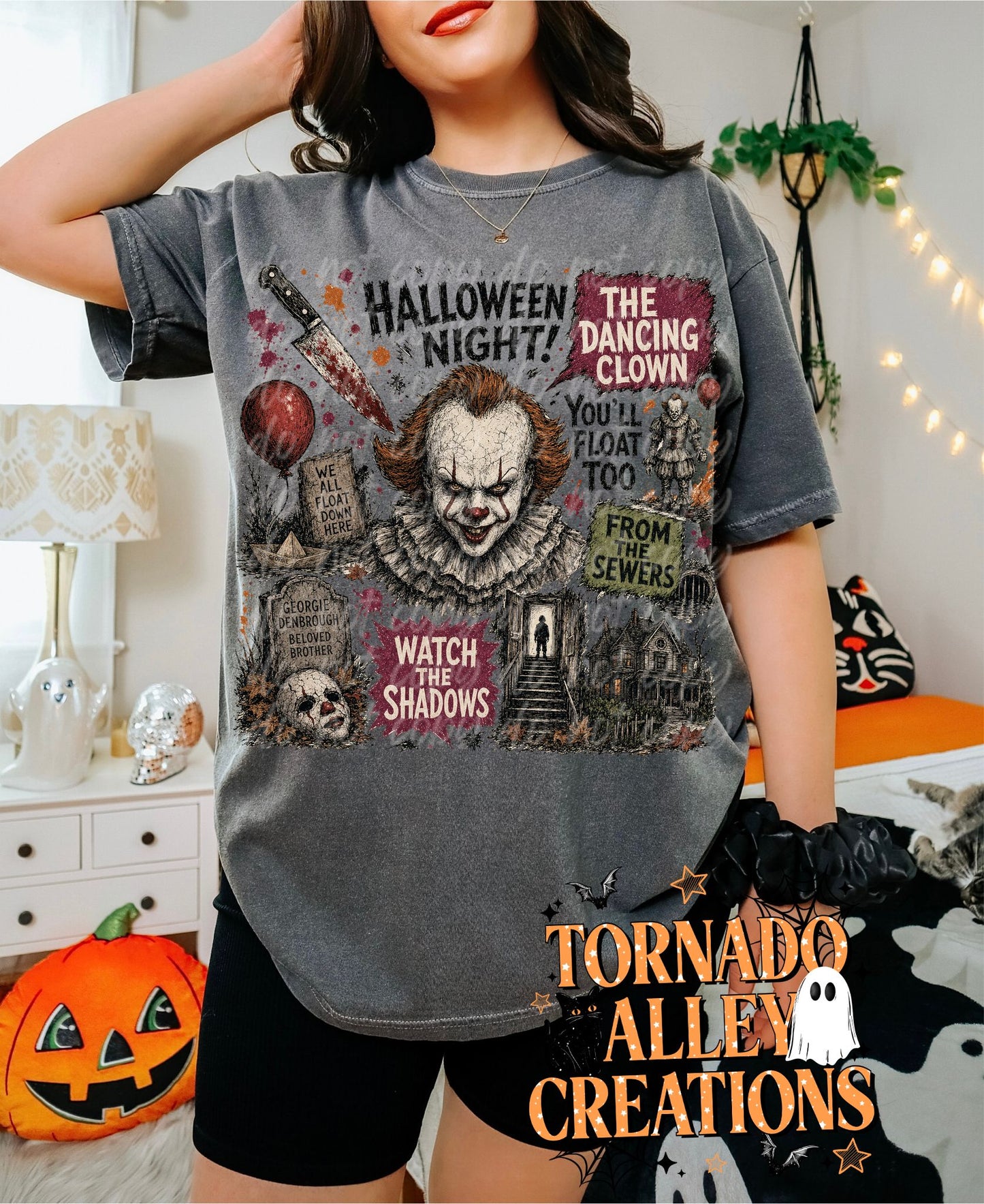 Halloween Night Clown Tee