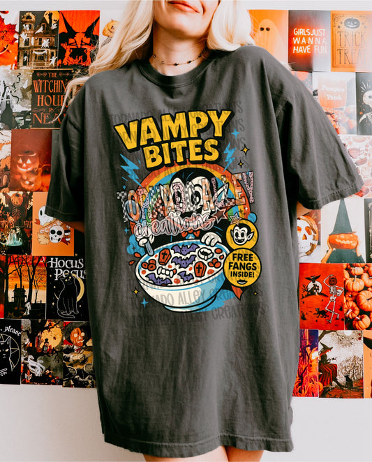 Spooky Vampire Cereal Tee