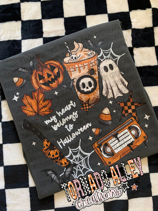 Heart Belongs to Halloween Tee