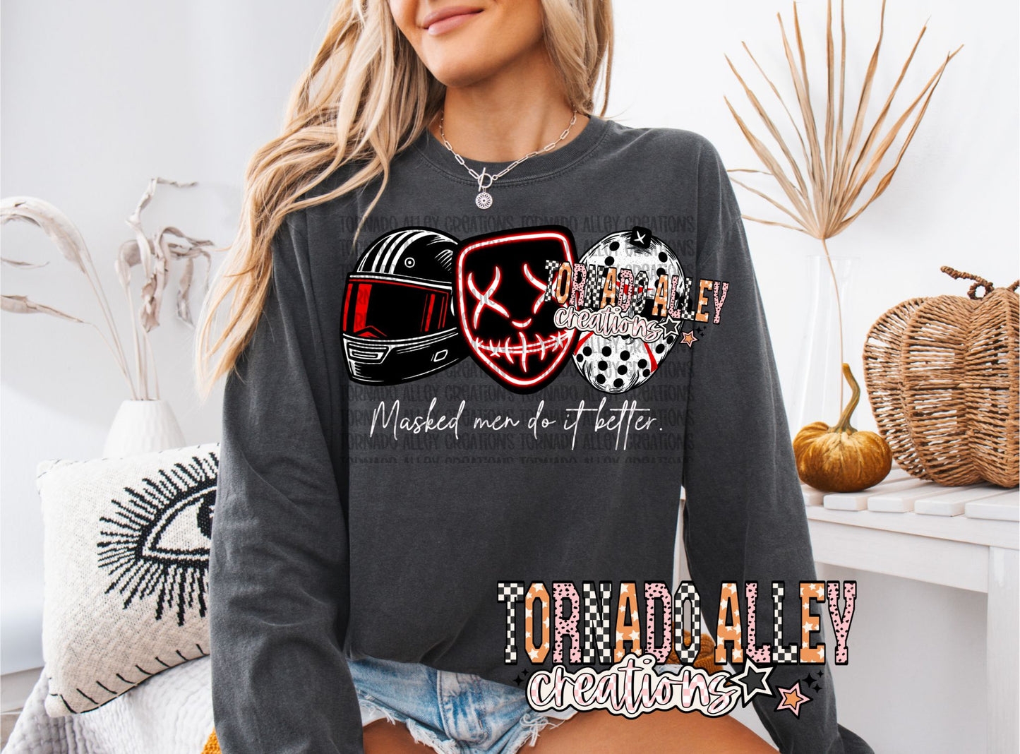 Masked Men Do It Better Long Sleeve