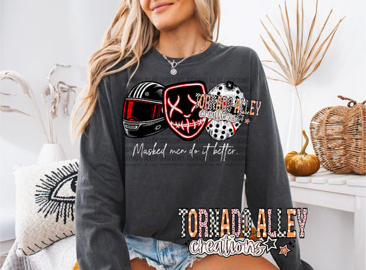 Masked Men Do It Better Long Sleeve