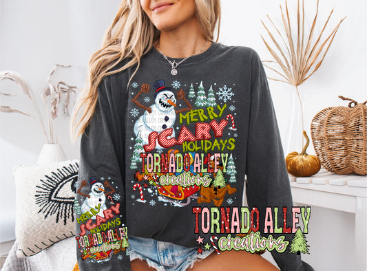 Merry Scary Holidays Long Sleeve