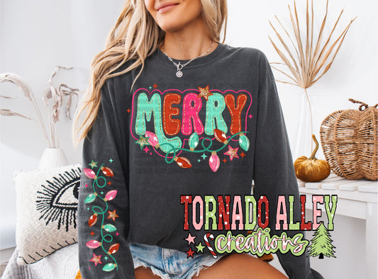 Bright Merry Lights Long Sleeve