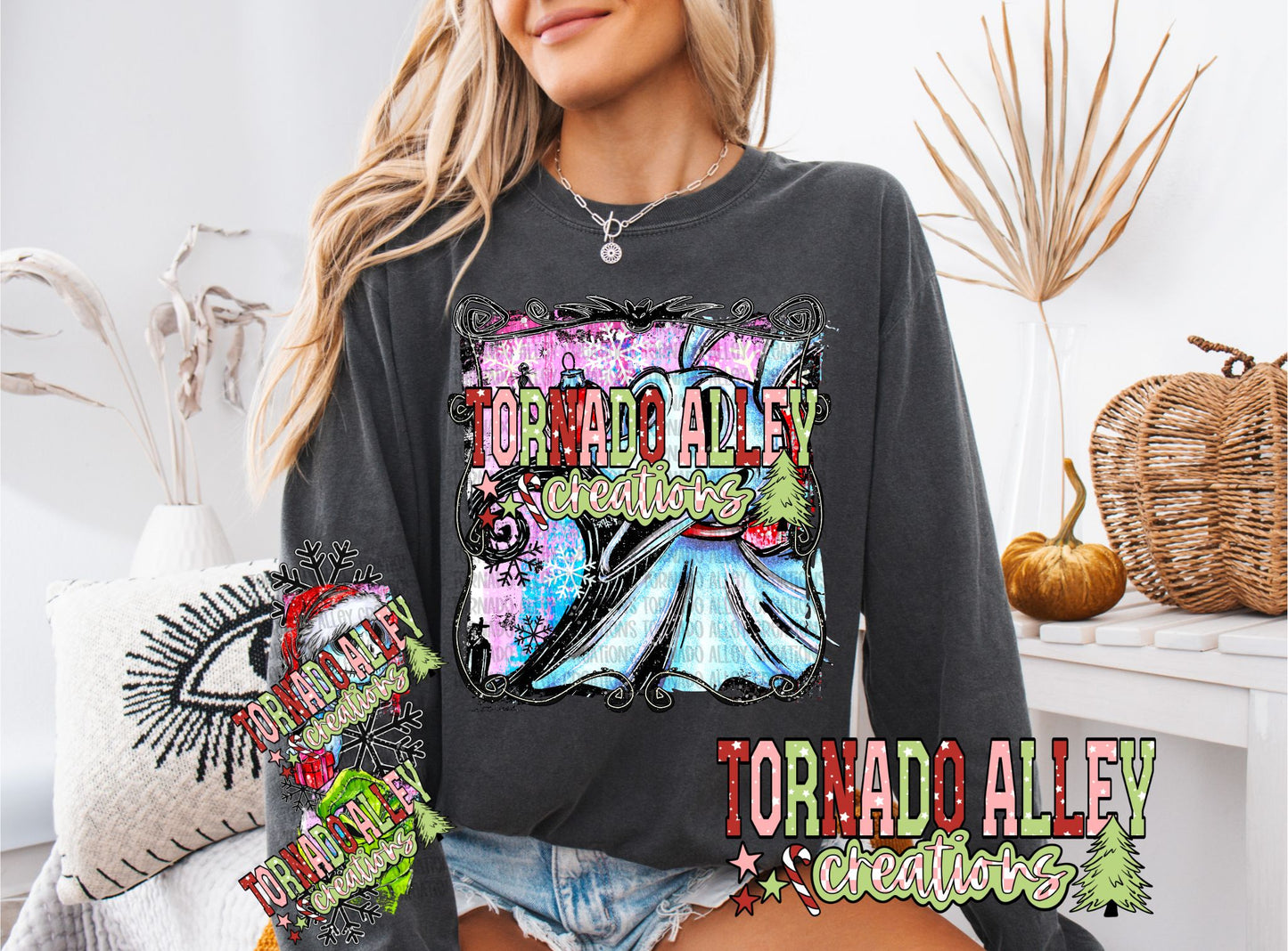 Spooky Christmas Dog Long Sleeve