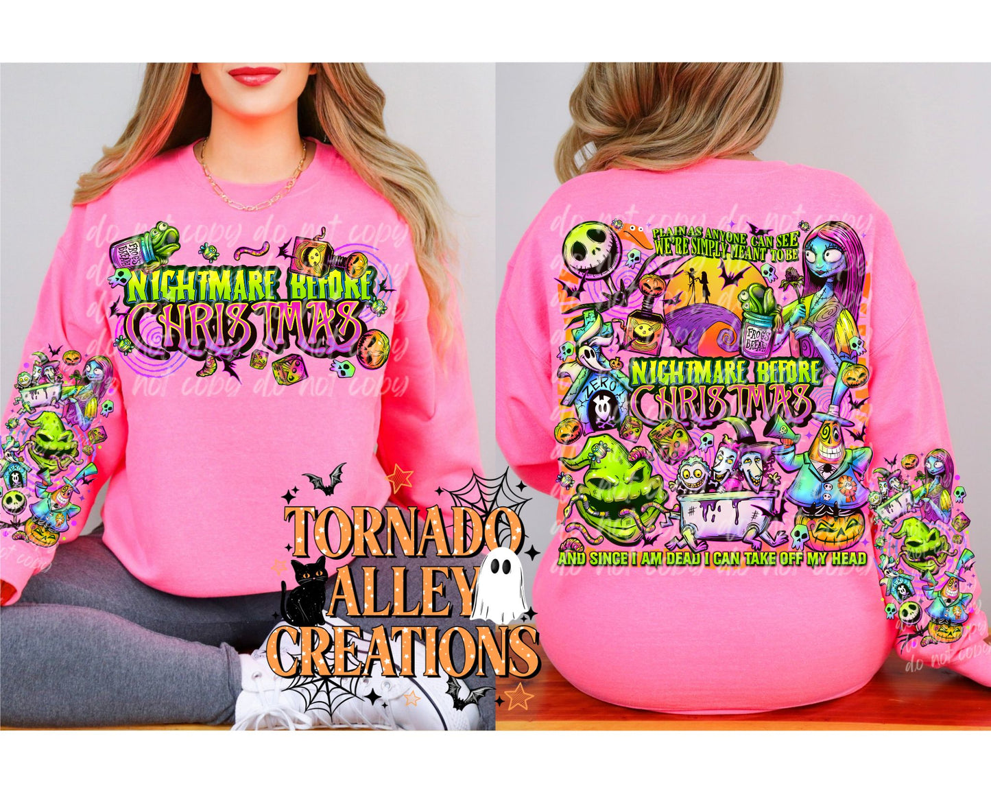 Neon Nightmare Christmas Crewneck