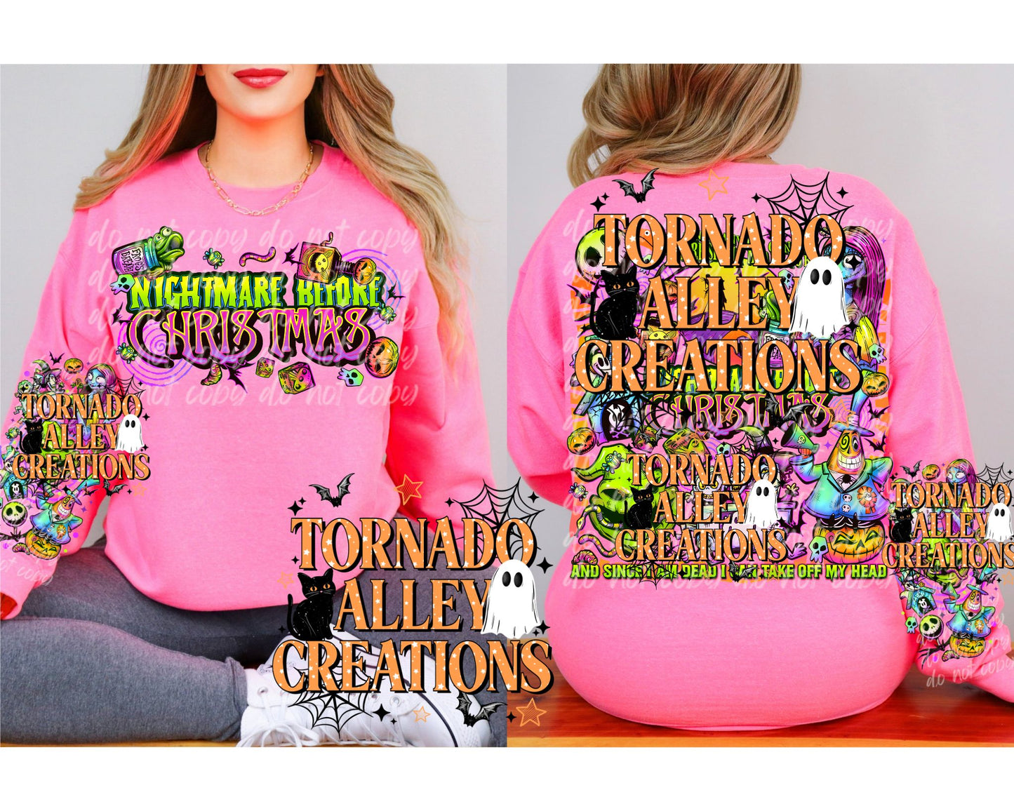 Neon Nightmare Christmas Crewneck