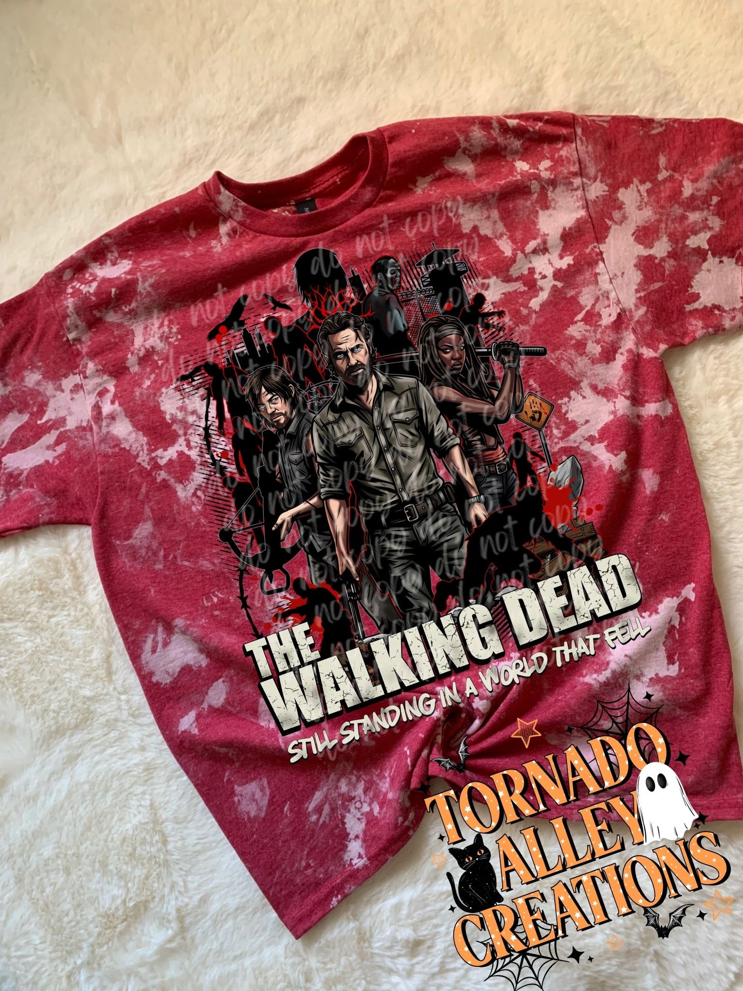 Horror Zombies Bleached Tee