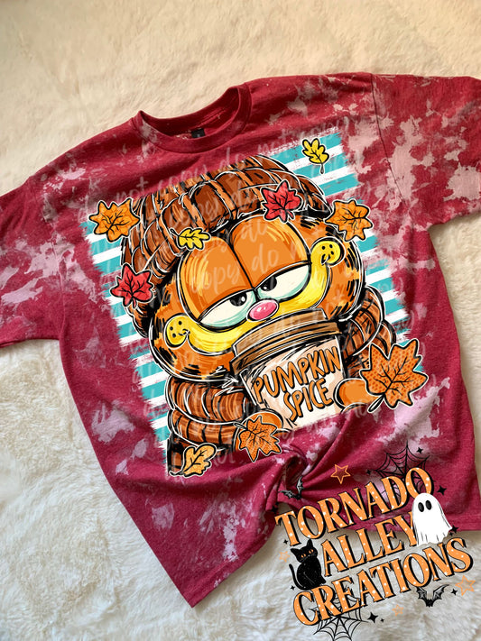 Pumpkin Spice Gar Bleached Tee