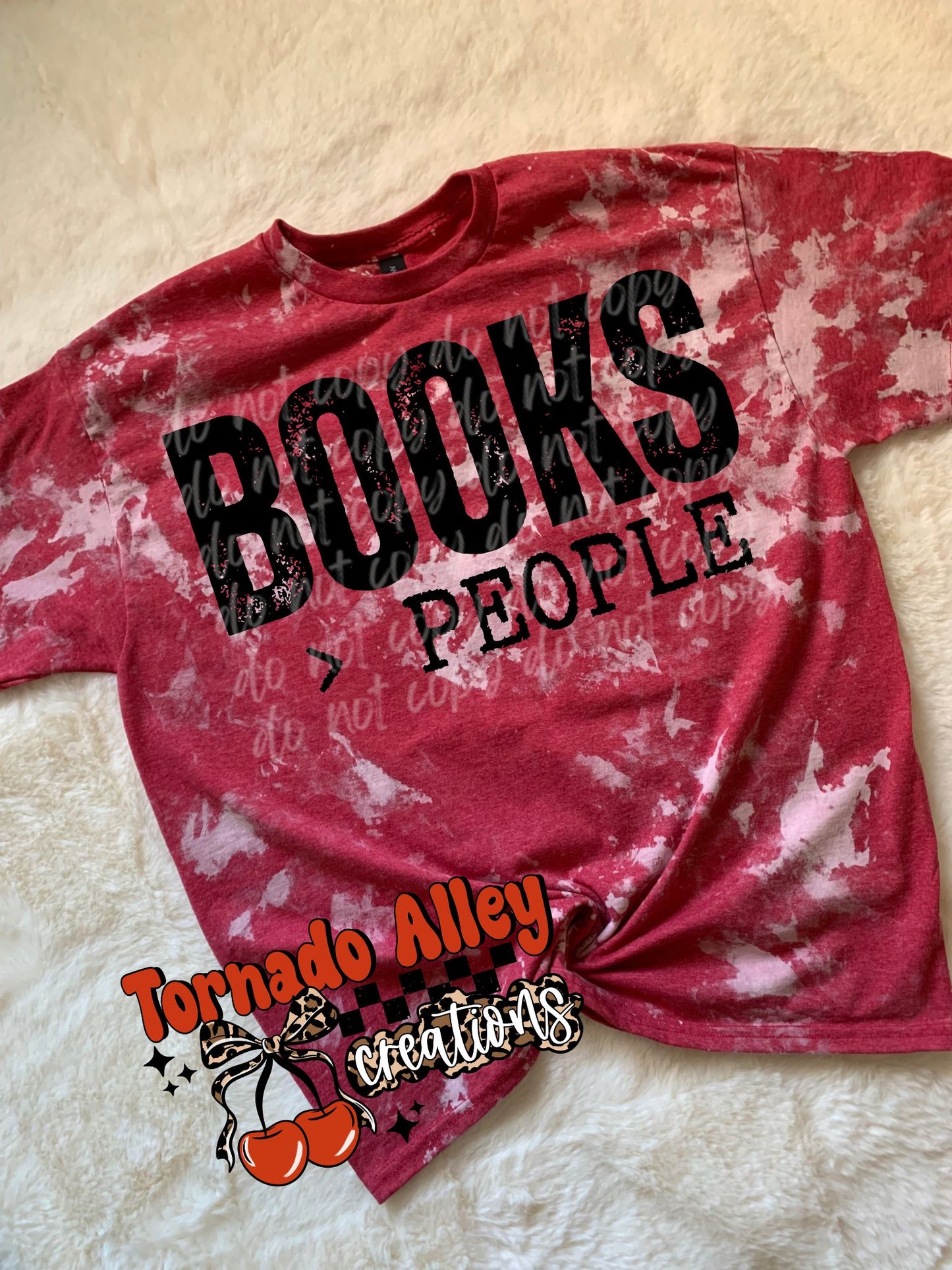 Books People Bleached Tee