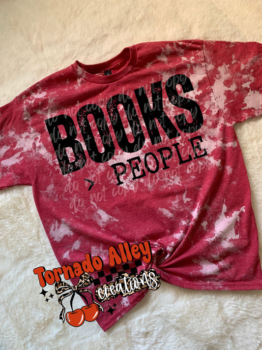 Books People Bleached Tee