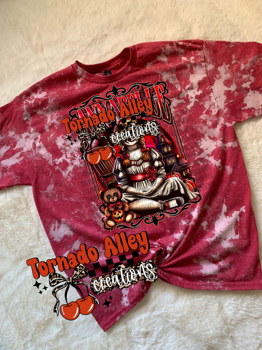 Spooky Doll Bleached Tee
