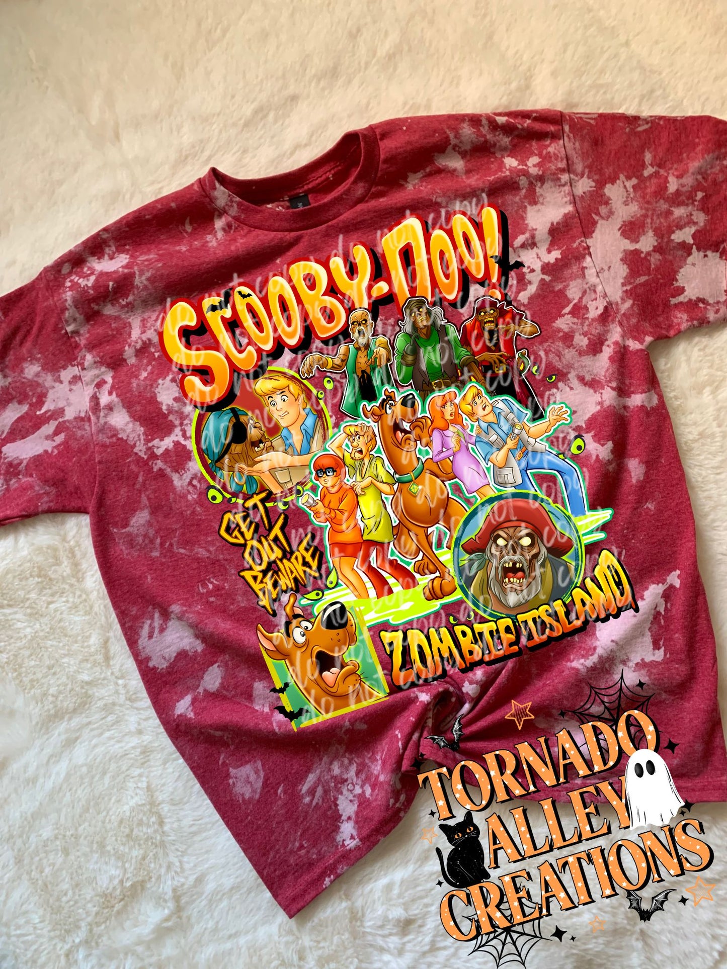Zombie Island Bleached Tee
