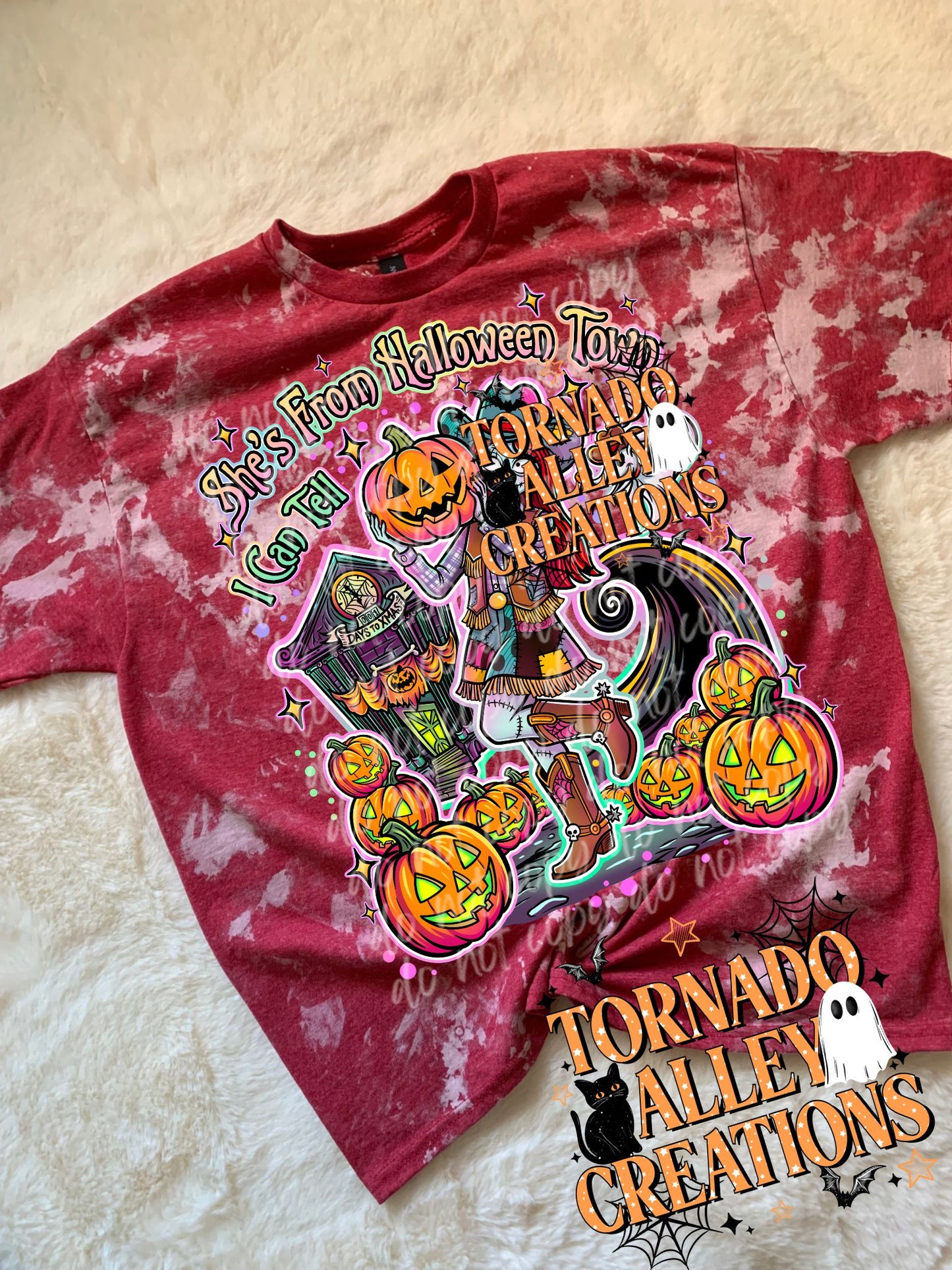 From Halloween Bleached Tee