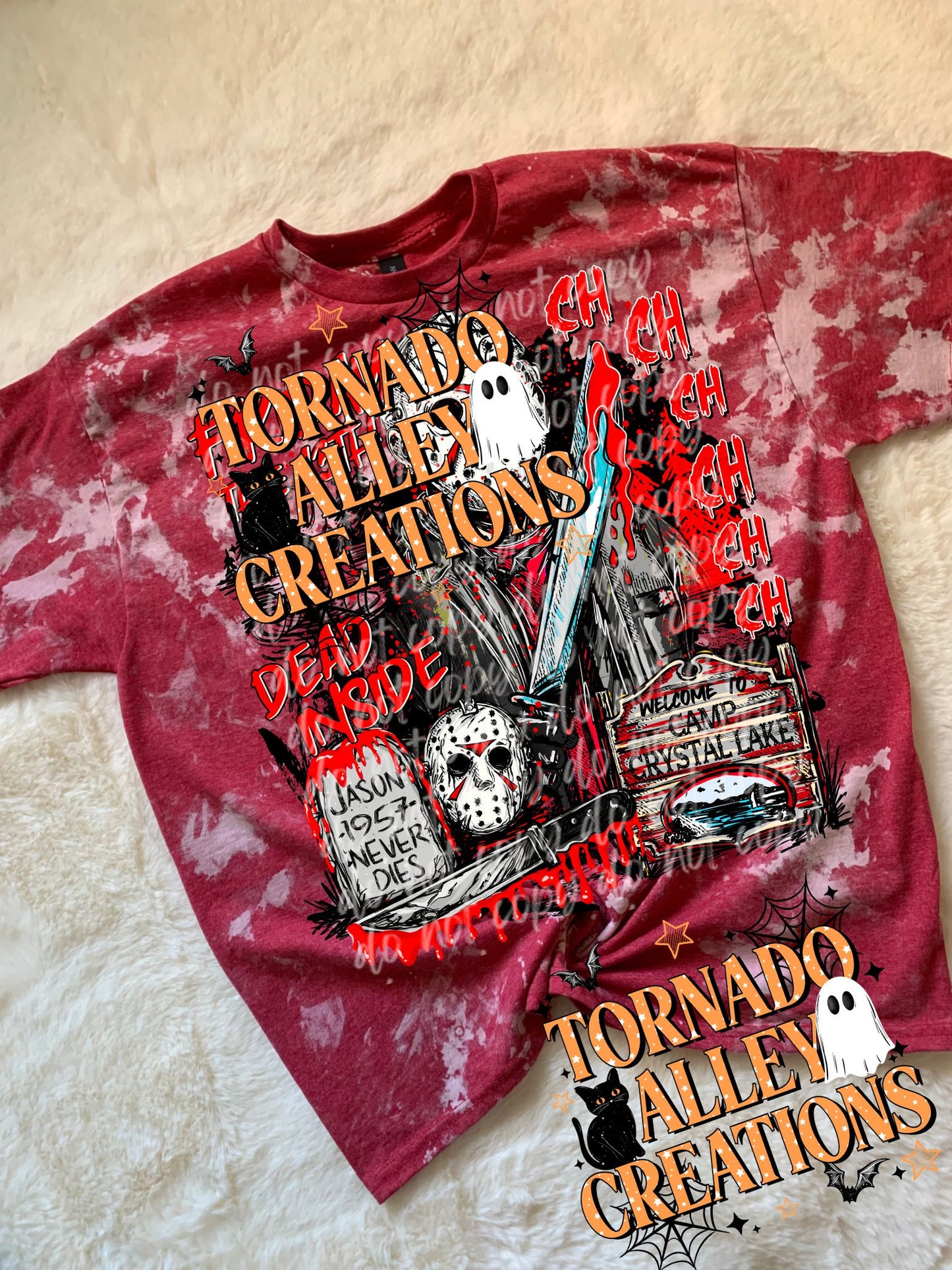 Dead Inside Bleached Tee