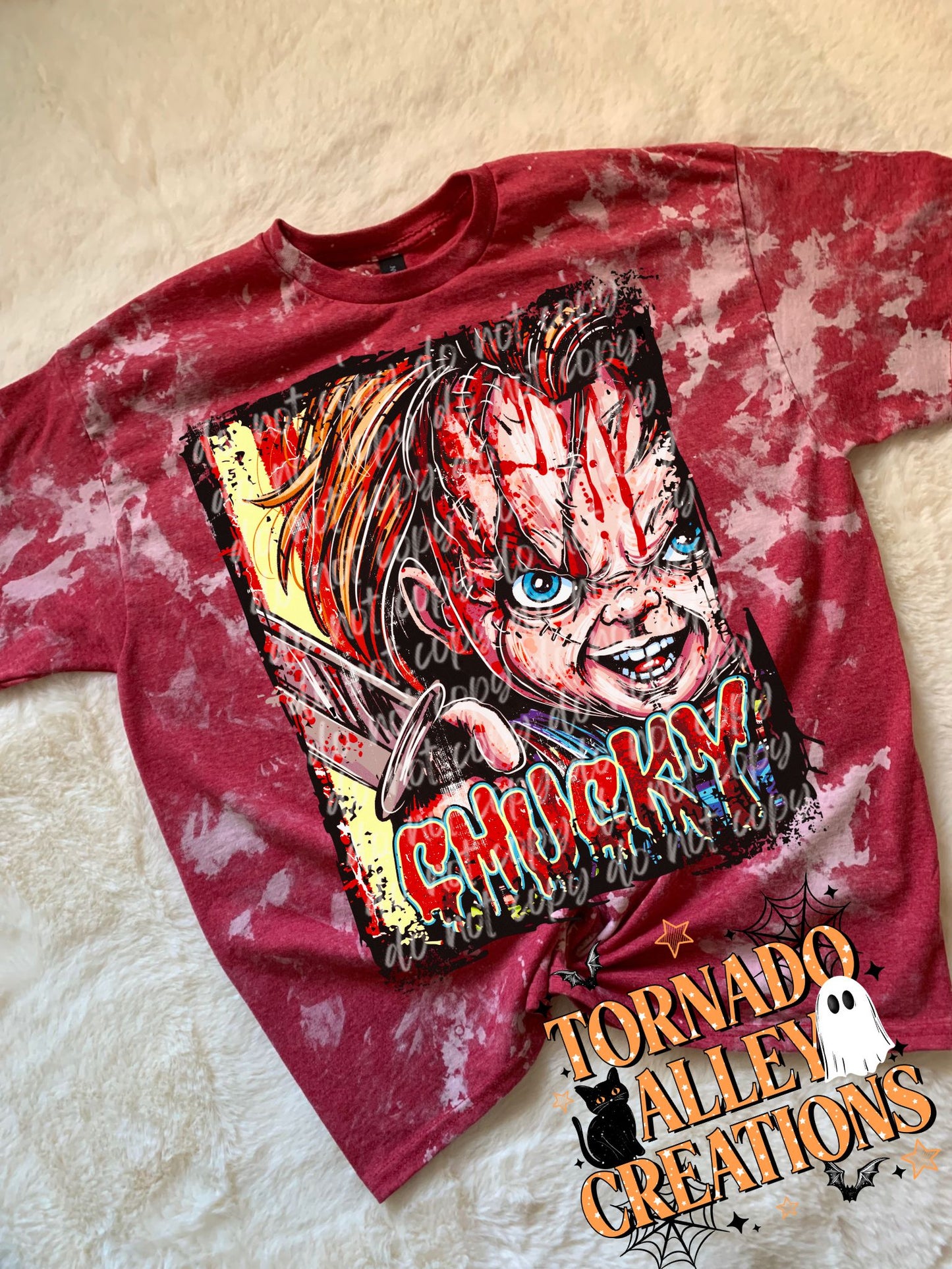 Horror Doll Bleached Tee