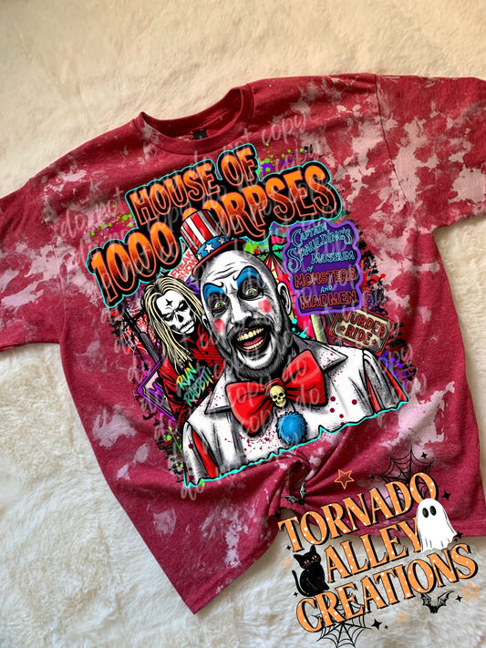 Horror House Bleached Tee