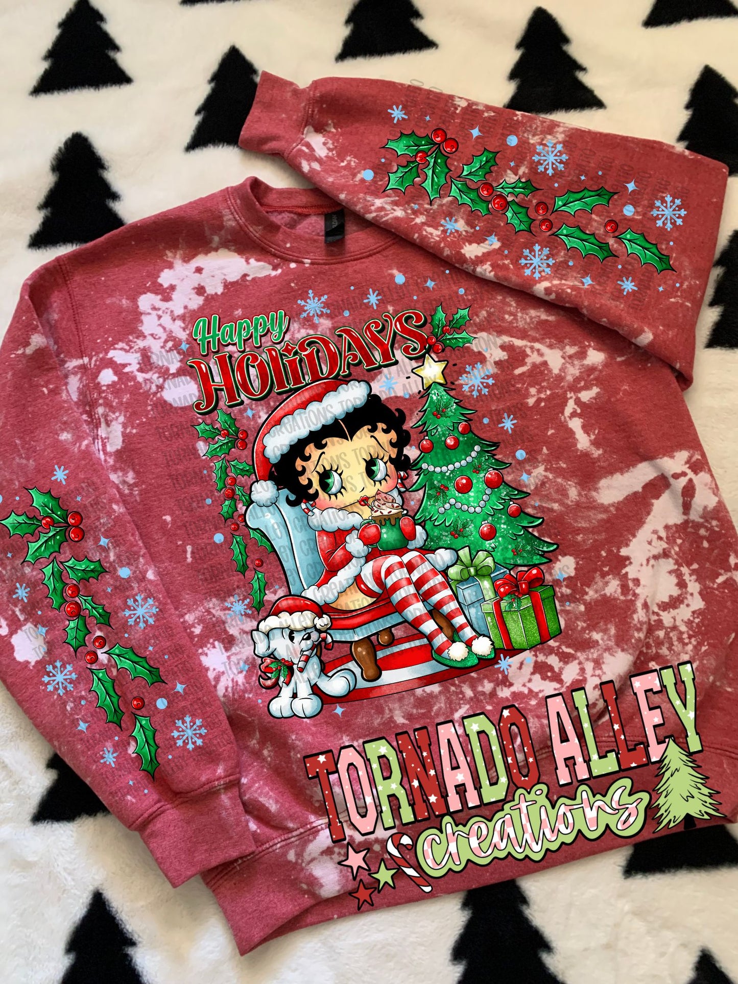 Cute Happy Holidays Crewneck