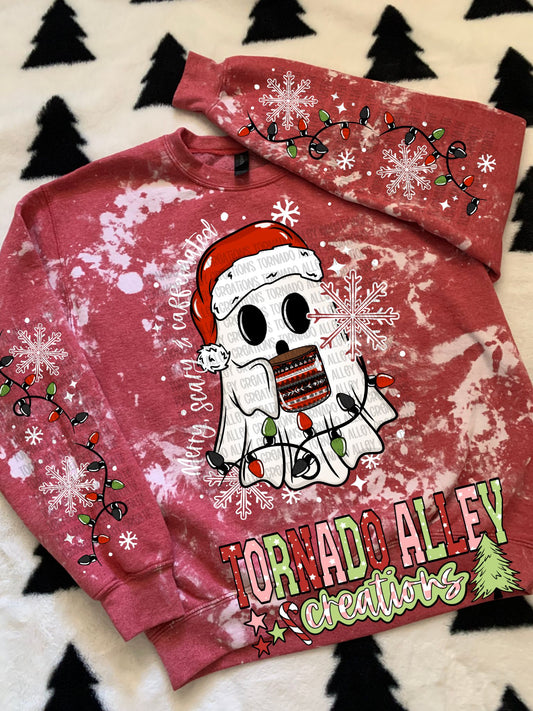 Merry Scary Caffeinated Crewneck