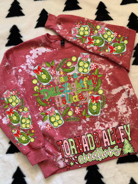 Dill Lightful Holiday Crewneck