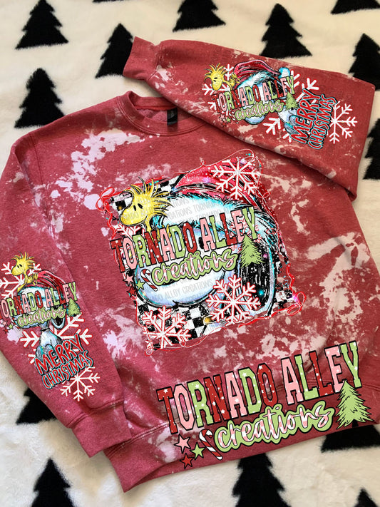 Cute Classic Brushstroke Christmas Crewneck