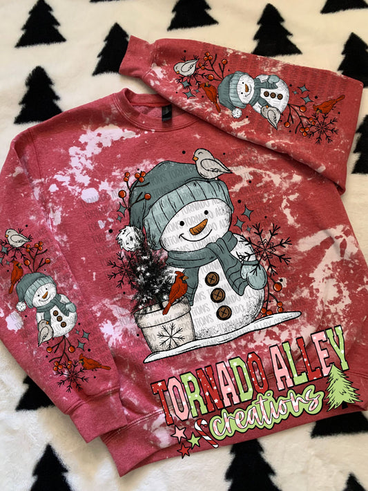 Vintage Winter Snowman Crewneck