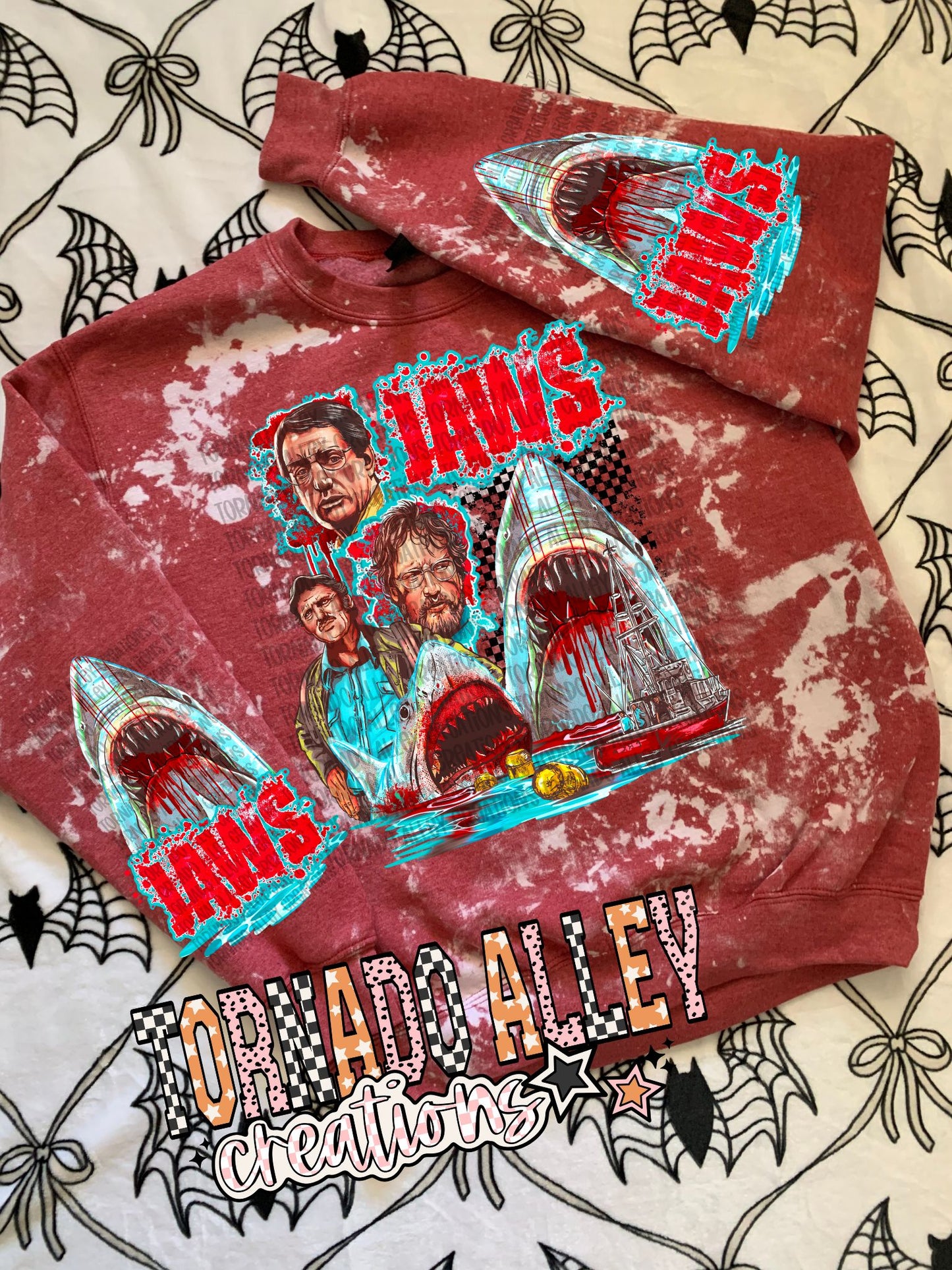Retro Sharks Crewneck