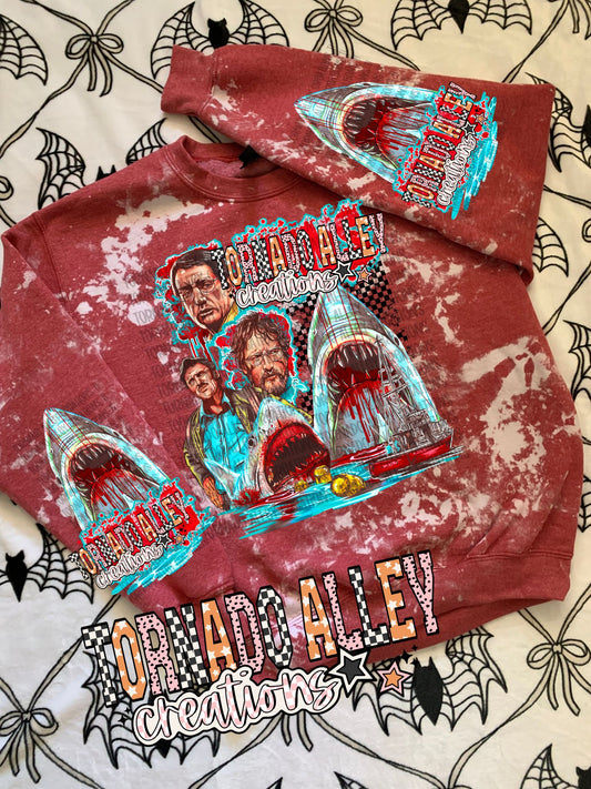Retro Sharks Crewneck