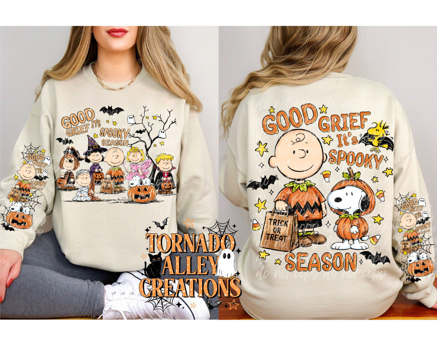 Good Grief It's Spooky Season Crewneck