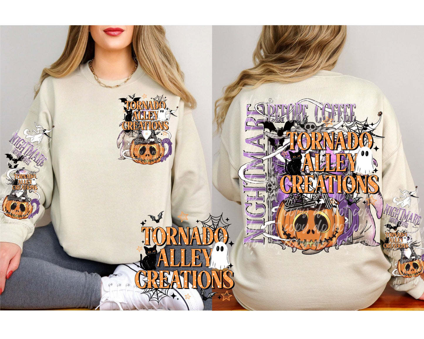 Nightmare Before Coffee Crewneck