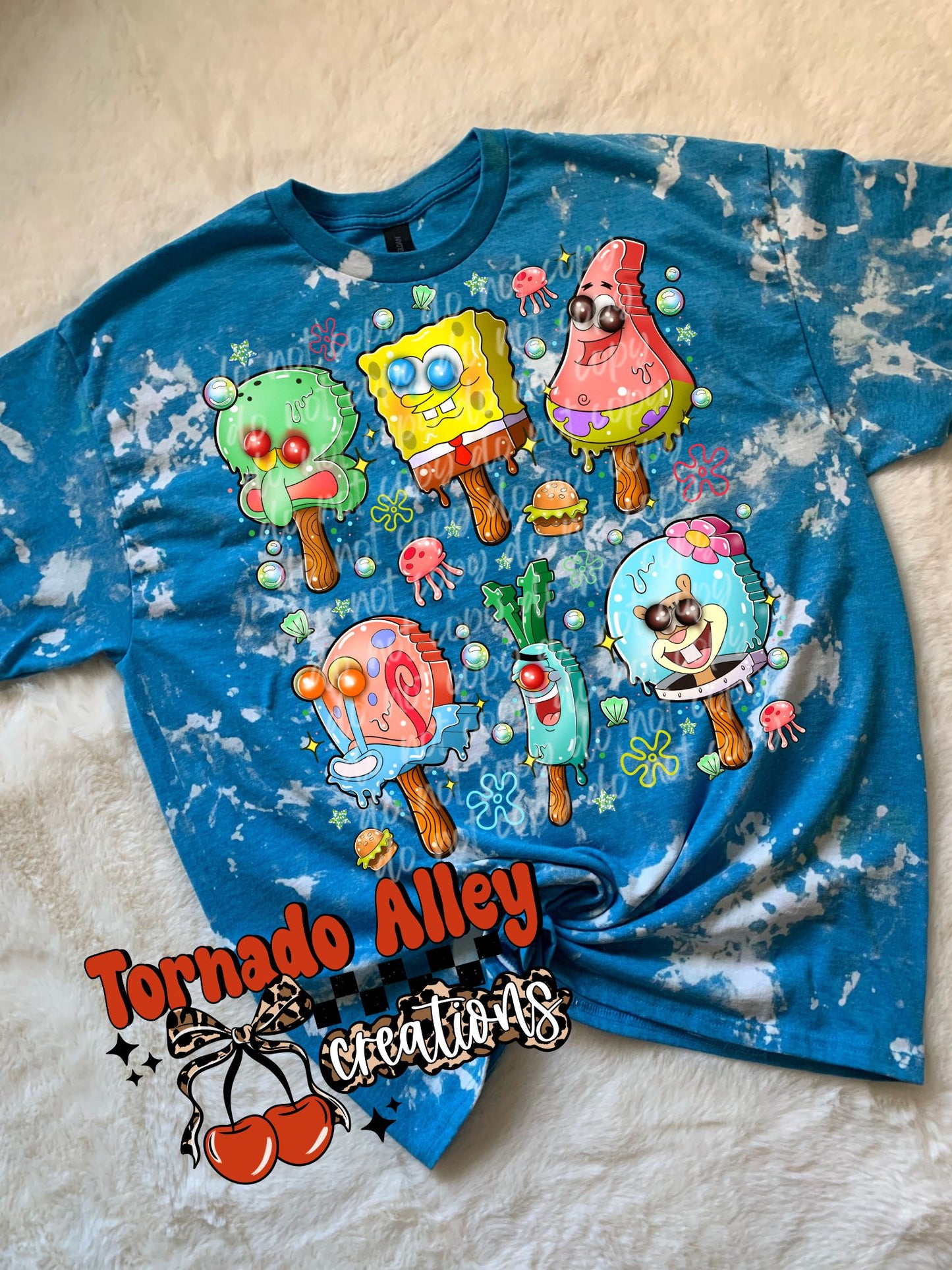 Bikini Ice Cream Bleached Tee