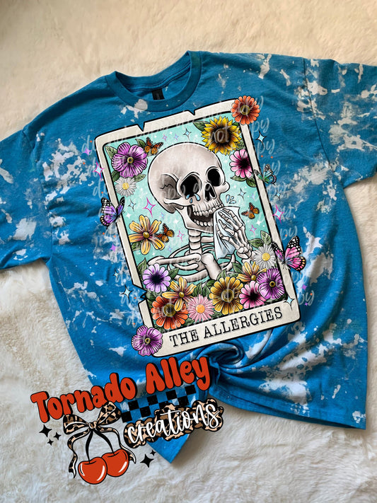 Allergies Bleached Tee
