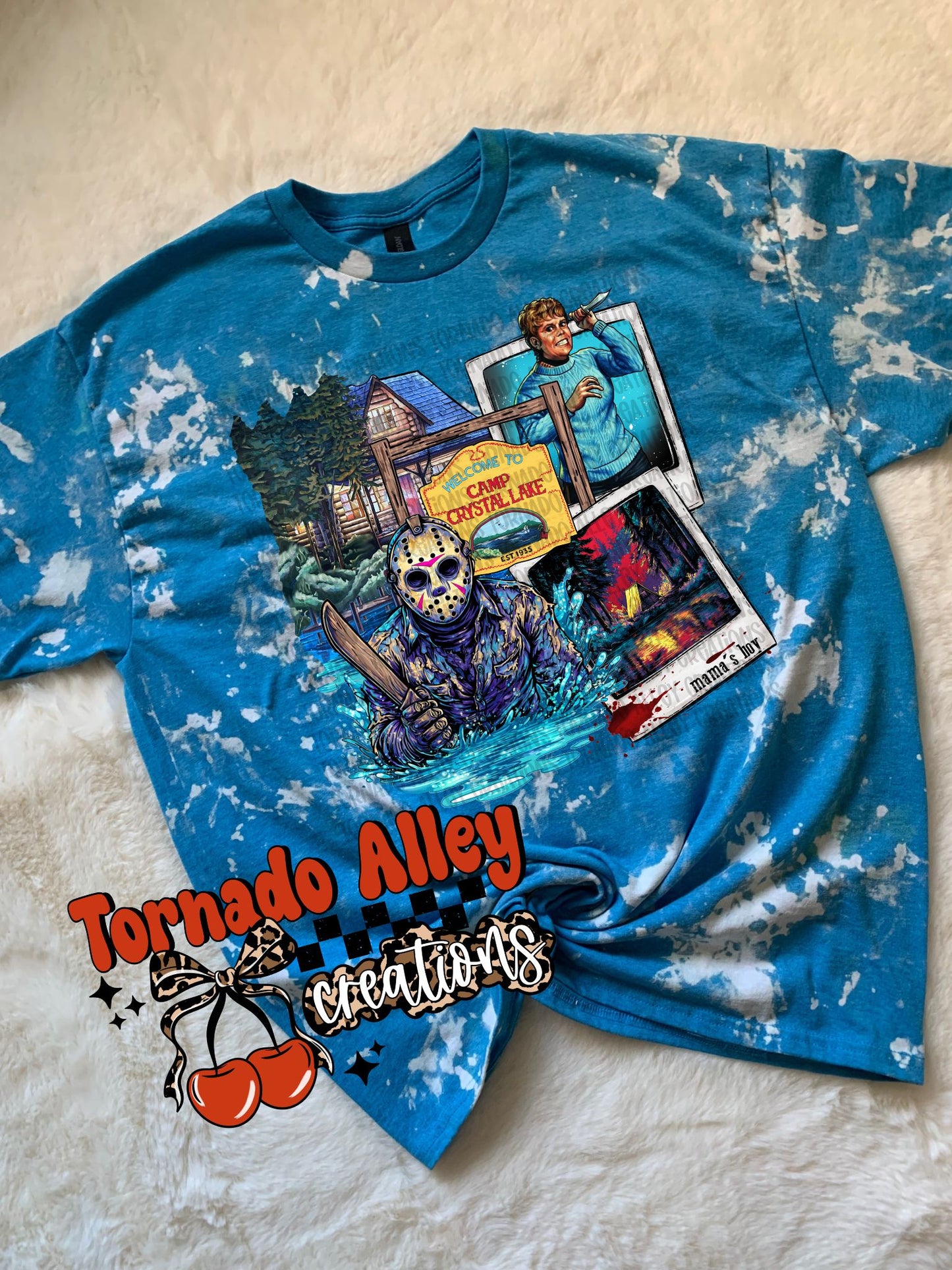 Summer Camp Slasher Bleached Tee