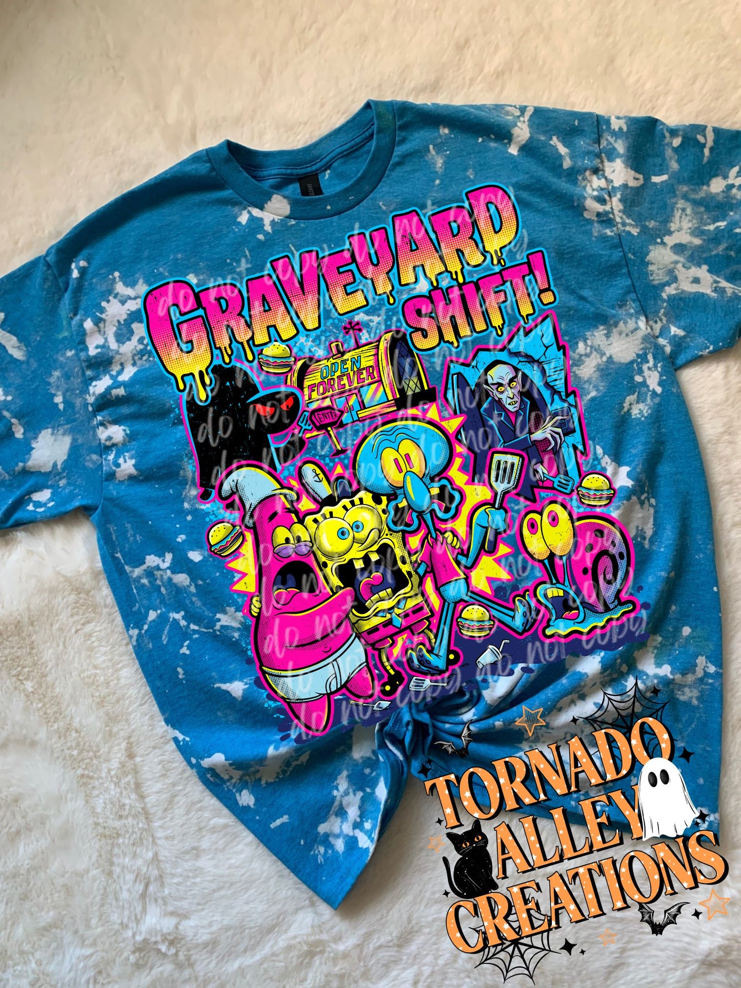 Graveyard Shift Bleached Tee