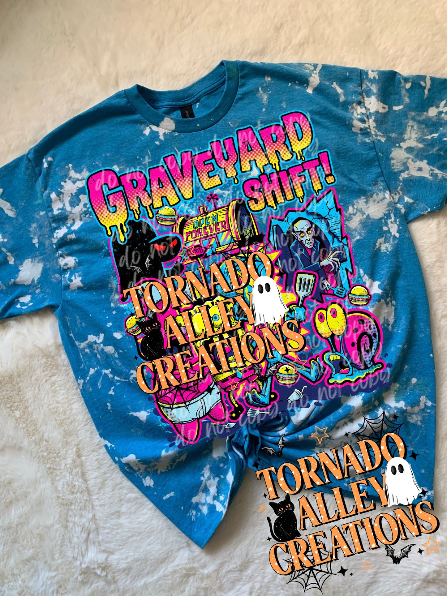 Graveyard Shift Bleached Tee