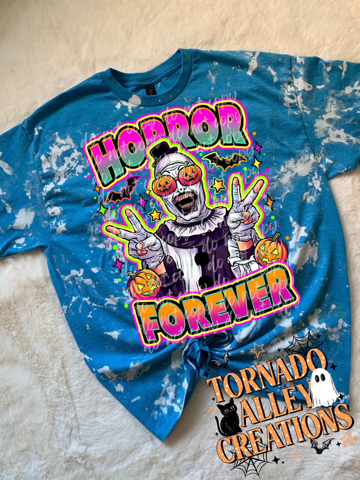 Horror Forever Bleached Tee